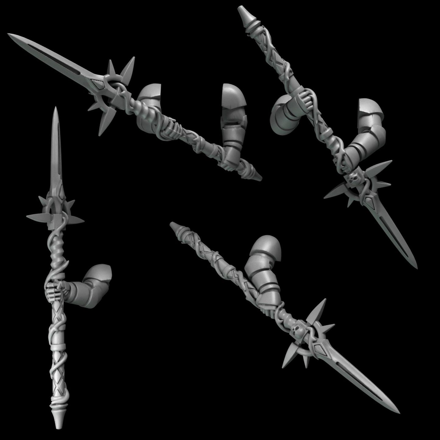 Greytide Studios Crimson Lords - Two-Handed Spears (Custom Order) - product image 3 of 7