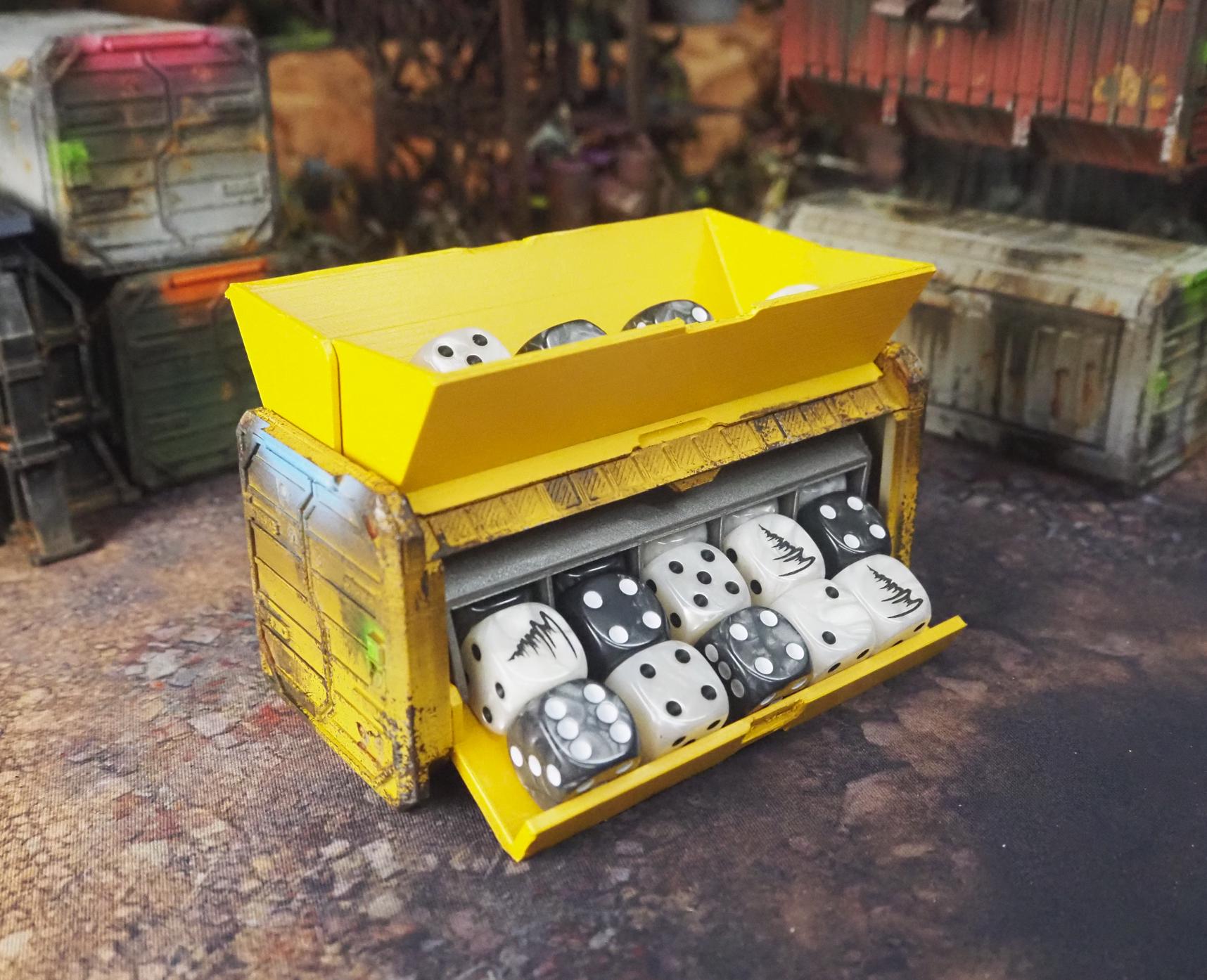 Tempest Terrain Rapid Fire Dicebox - Printed on FDM Bambu Lab X1 Carbon (Custom Order) - product image 1 of 4