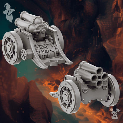 DakkaDakka Grimworld Artillery Cannons Team (Custom Order) - product image 4 of 6
