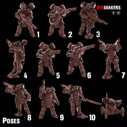 Red Makers Kill Squad Special Forces x10 (Custom Order) - product image 3 of 10