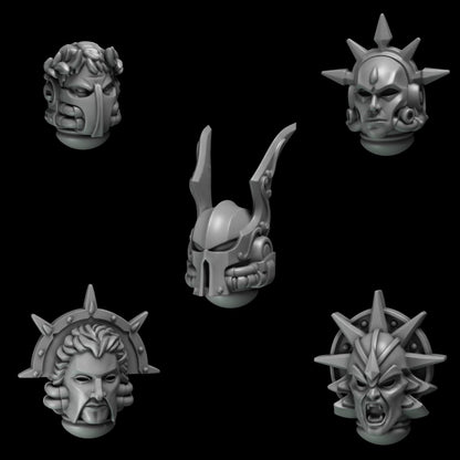 Greytide Studios Crimson Lords - Heads - Multiple Listings (Custom Order) - product image 3 of 10