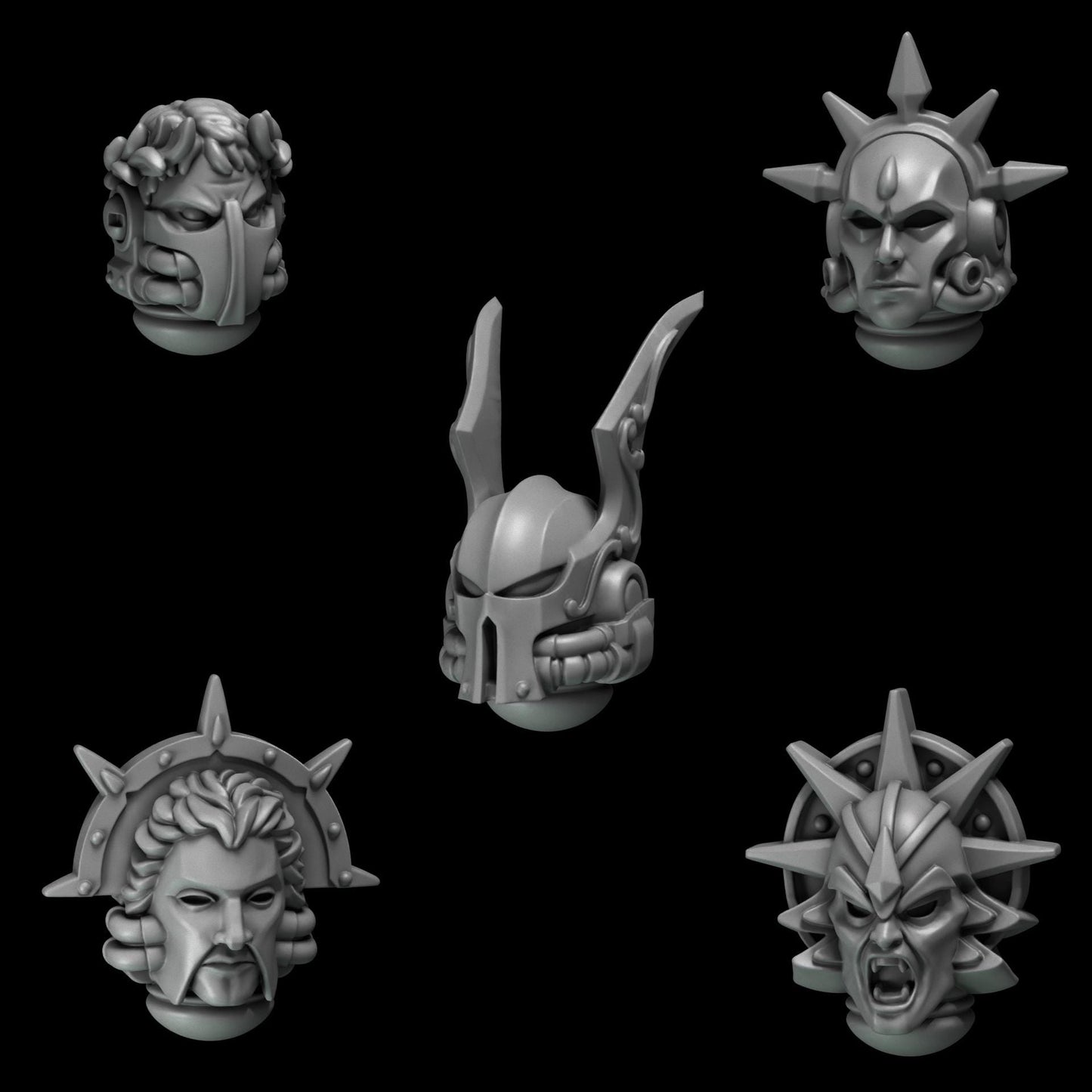 Greytide Studios Crimson Lords - Heads - Multiple Listings (Custom Order) - product image 3 of 10