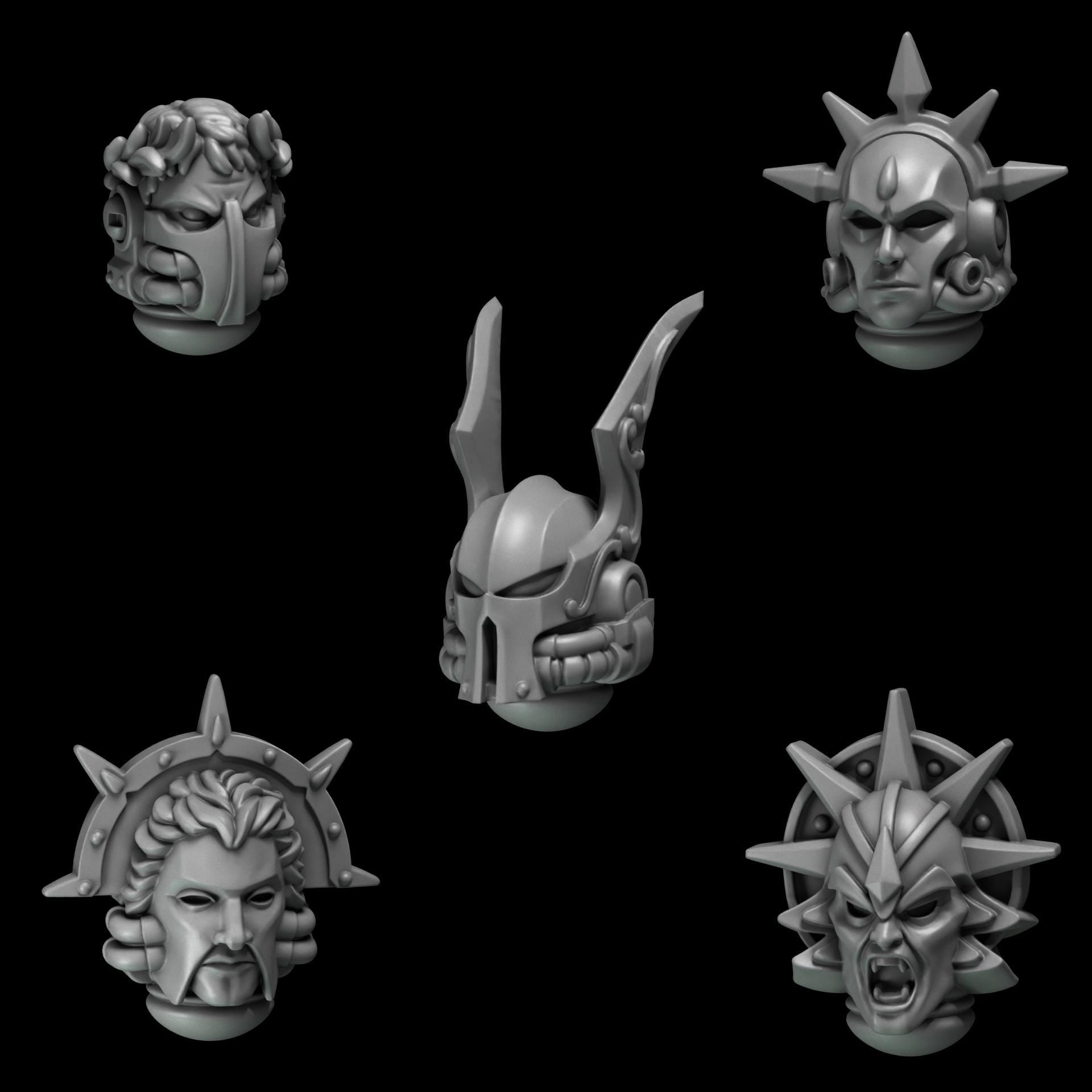 Greytide Studios Crimson Lords - Heads - Multiple Listings (Custom Order) - product image 3 of 10