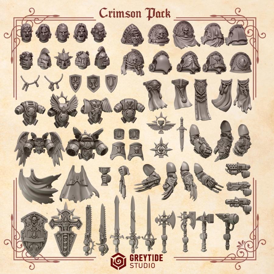 Greytide Studios Crimson Lords - Crimson Pack (Custom Order) - product image 1 of 3