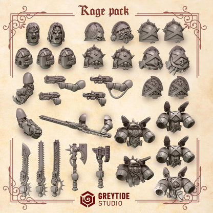 Greytide Studios Crimson Lords - Rage Pack (Custom Order) - product image 1 of 3