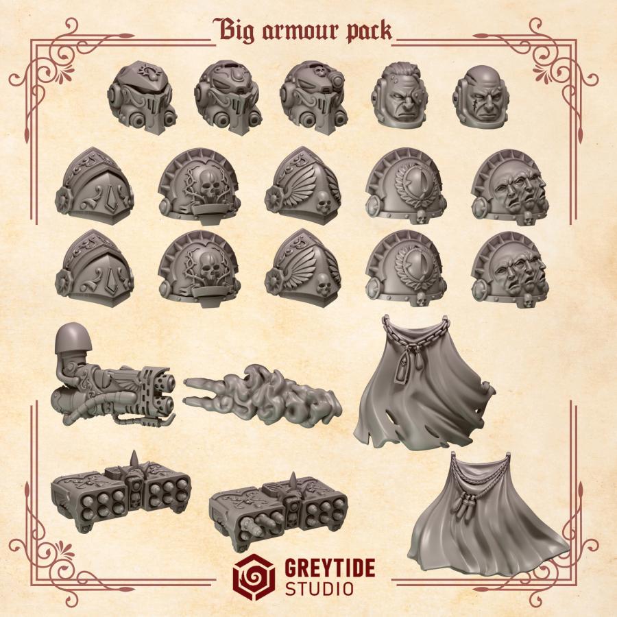Greytide Studios Crimson Lords - Big Armour Pack (Custom Order) - product image 1 of 3