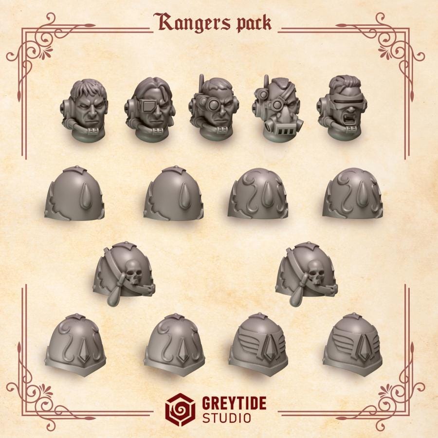 Greytide Studios Crimson Lords - Rangers Pack (Custom Order) - product image 1 of 3
