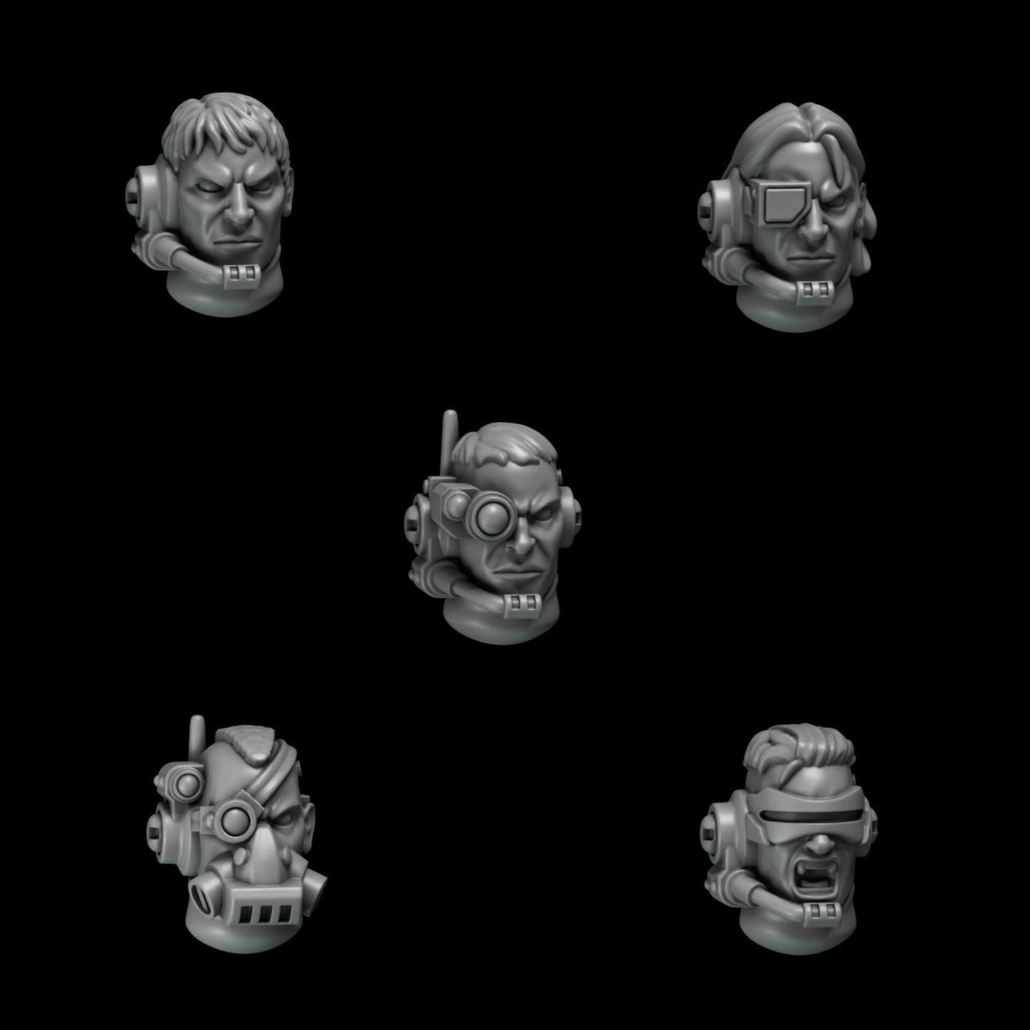 Greytide Studios Crimson Lords - Heads - Multiple Listings (Custom Order) - product image 6 of 10