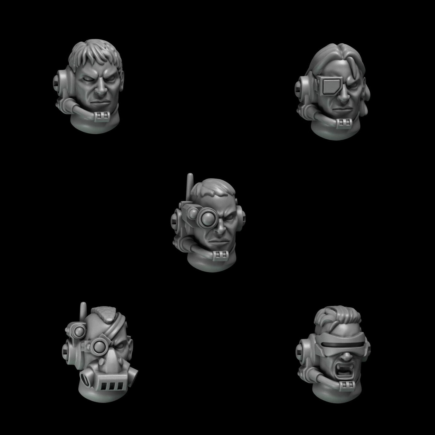 Greytide Studios Crimson Lords - Heads - Multiple Listings (Custom Order) - product image 6 of 10