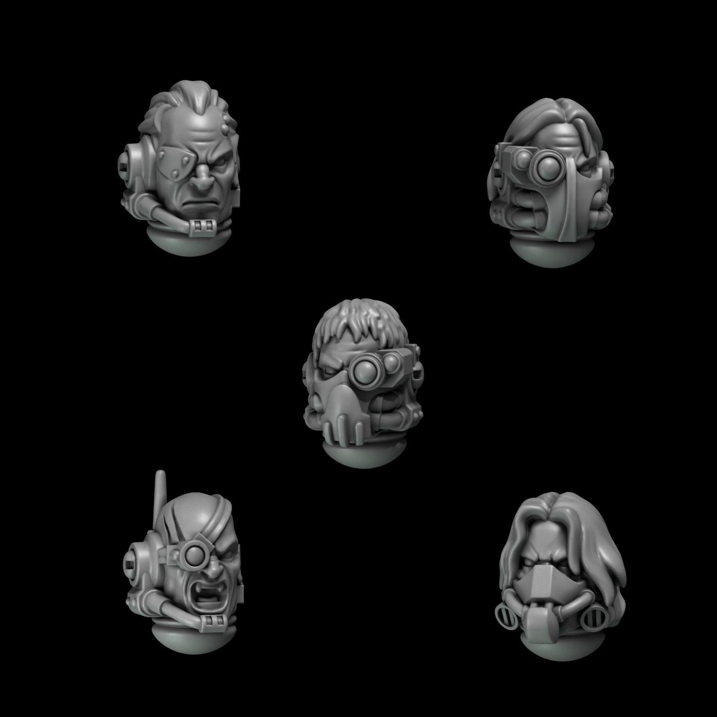 Greytide Studios Crimson Lords - Heads - Multiple Listings (Custom Order) - product image 7 of 10