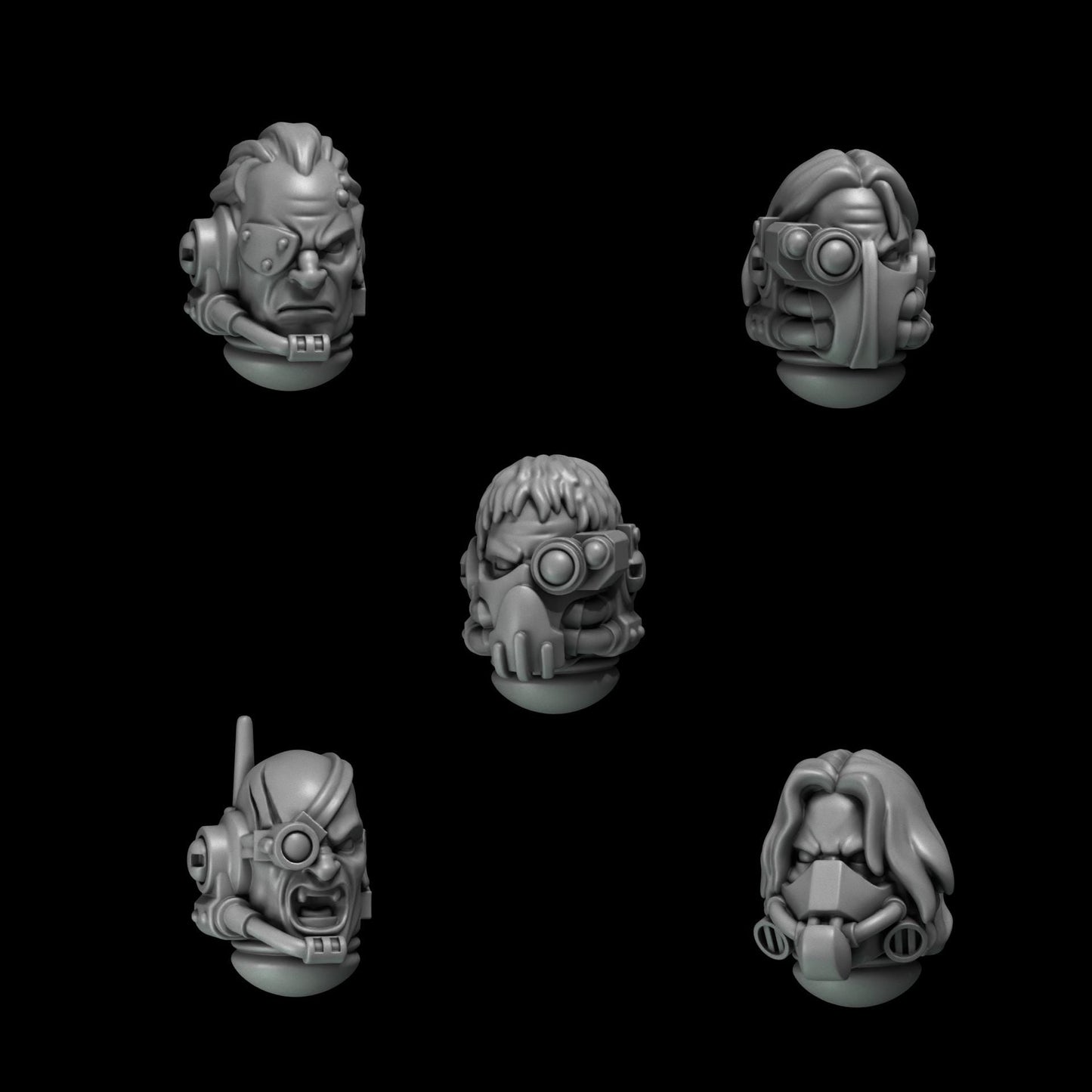 Greytide Studios Crimson Lords - Heads - Multiple Listings (Custom Order) - product image 7 of 10