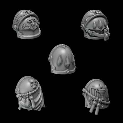 Greytide Studios Crimson Lords - Shoulder Pads - Multiple Listings (Custom Order) - product image 6 of 9