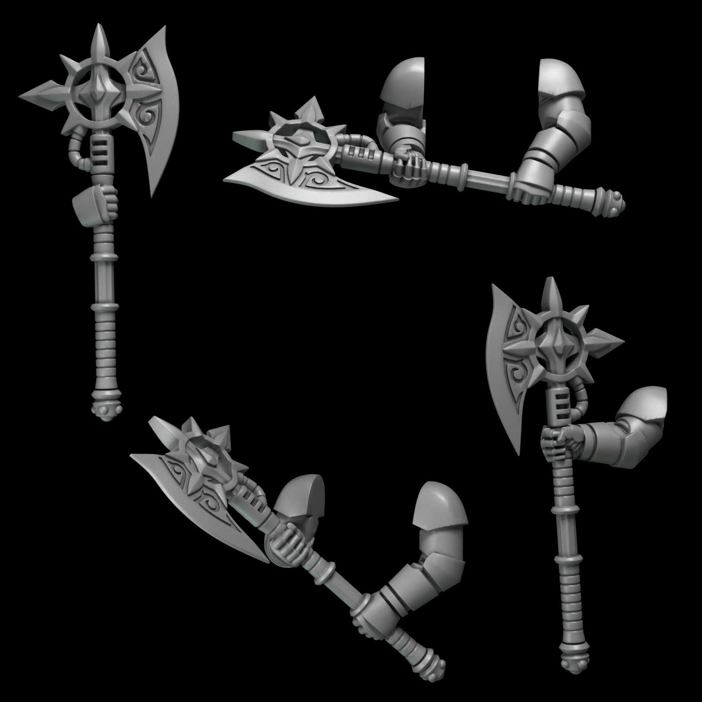 Greytide Studios Crimson Lords - Two-Handed Axes (Custom Order) - product image 1 of 3