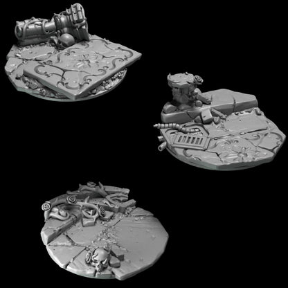 Greytide Studios Crimson Lords - Base Toppers (Custom Order) - product image 4 of 8