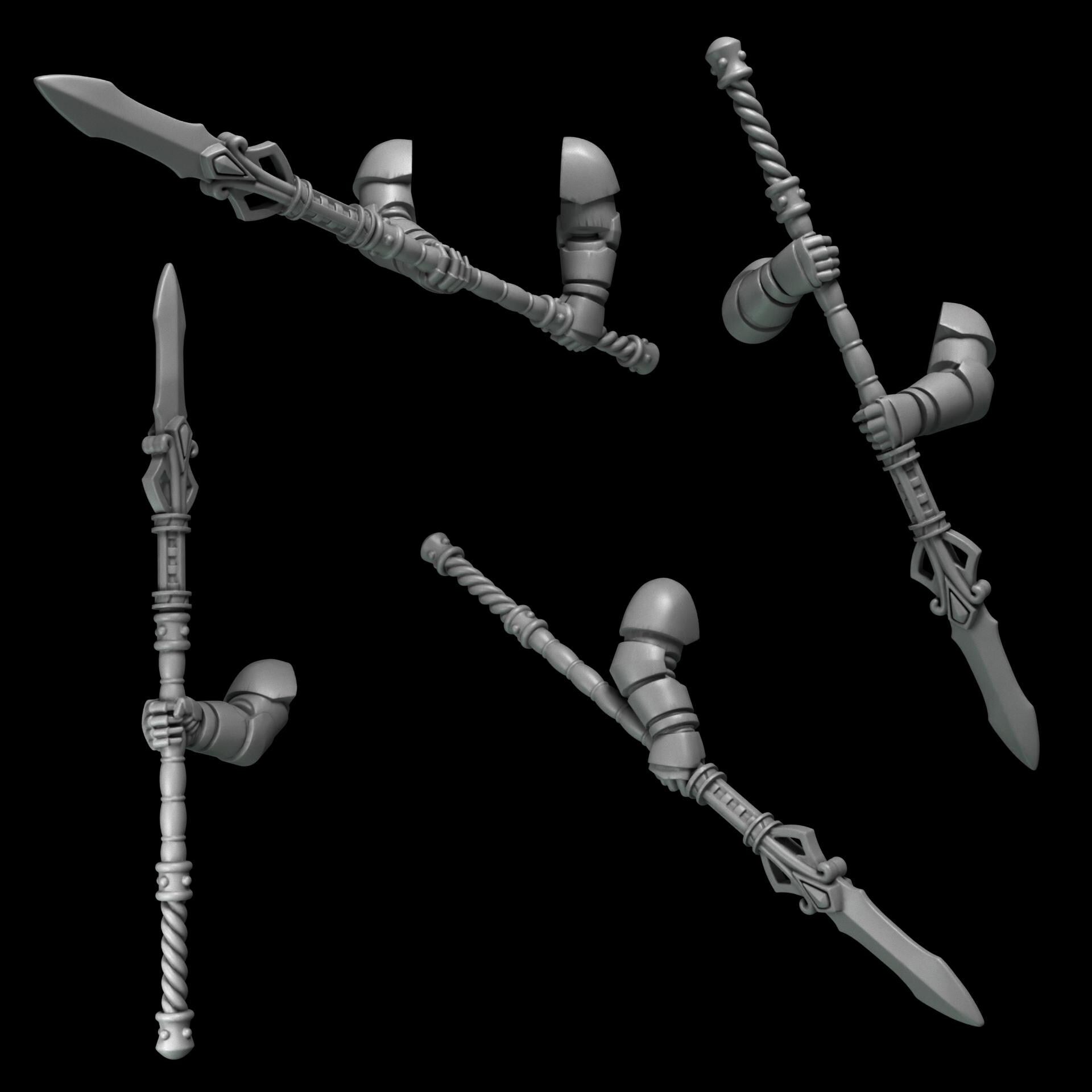 Greytide Studios Crimson Lords - Two-Handed Spears (Custom Order) - product image 4 of 7