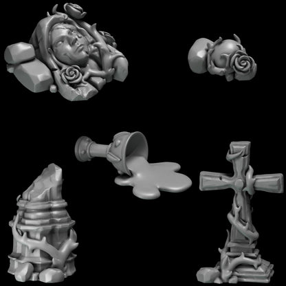 Greytide Studios Crimson Lords - Basing Bits (Custom Order) - product image 1 of 4