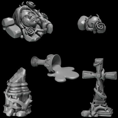 Greytide Studios Crimson Lords - Basing Bits (Custom Order) - product image 1 of 4
