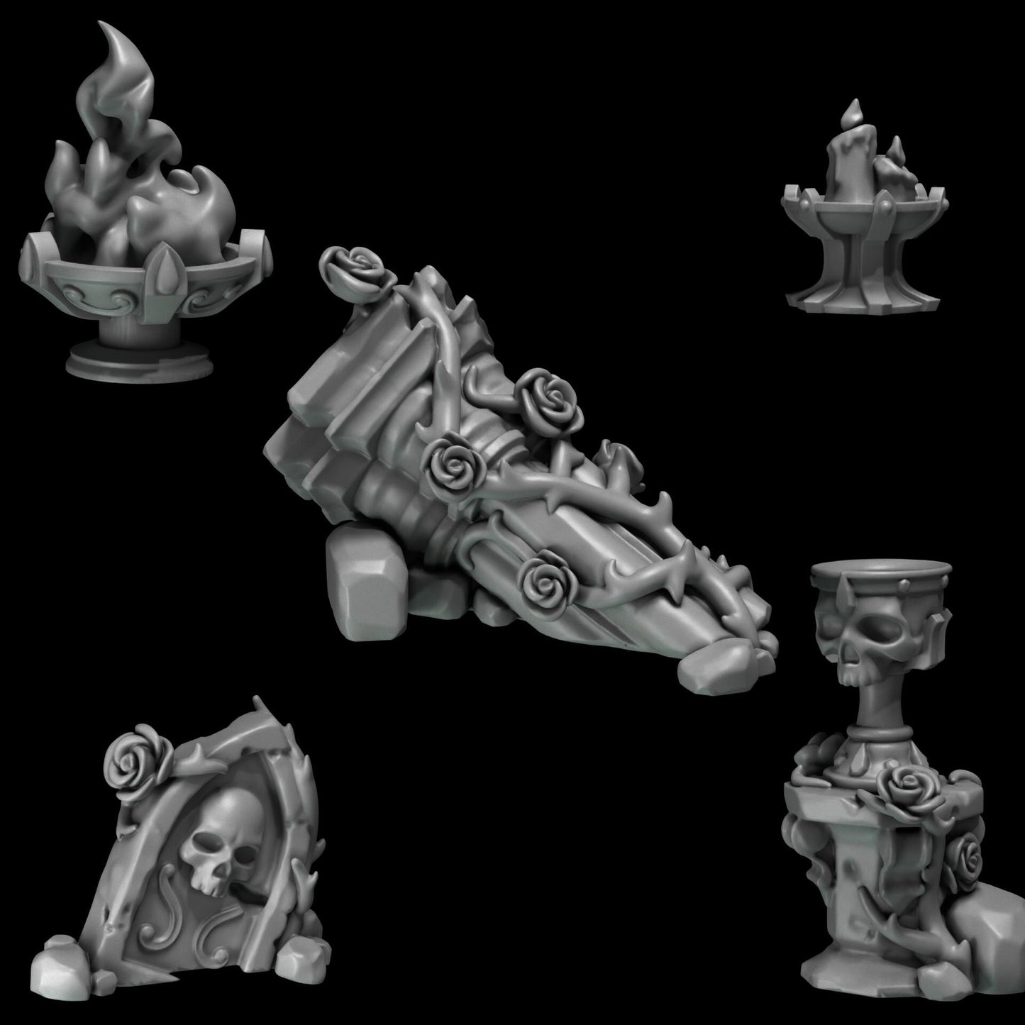 Greytide Studios Crimson Lords - Basing Bits (Custom Order) - product image 2 of 4