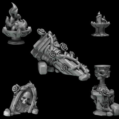 Greytide Studios Crimson Lords - Basing Bits (Custom Order) - product image 2 of 4