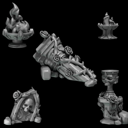 Greytide Studios Crimson Lords - Basing Bits (Custom Order) - product image 2 of 4