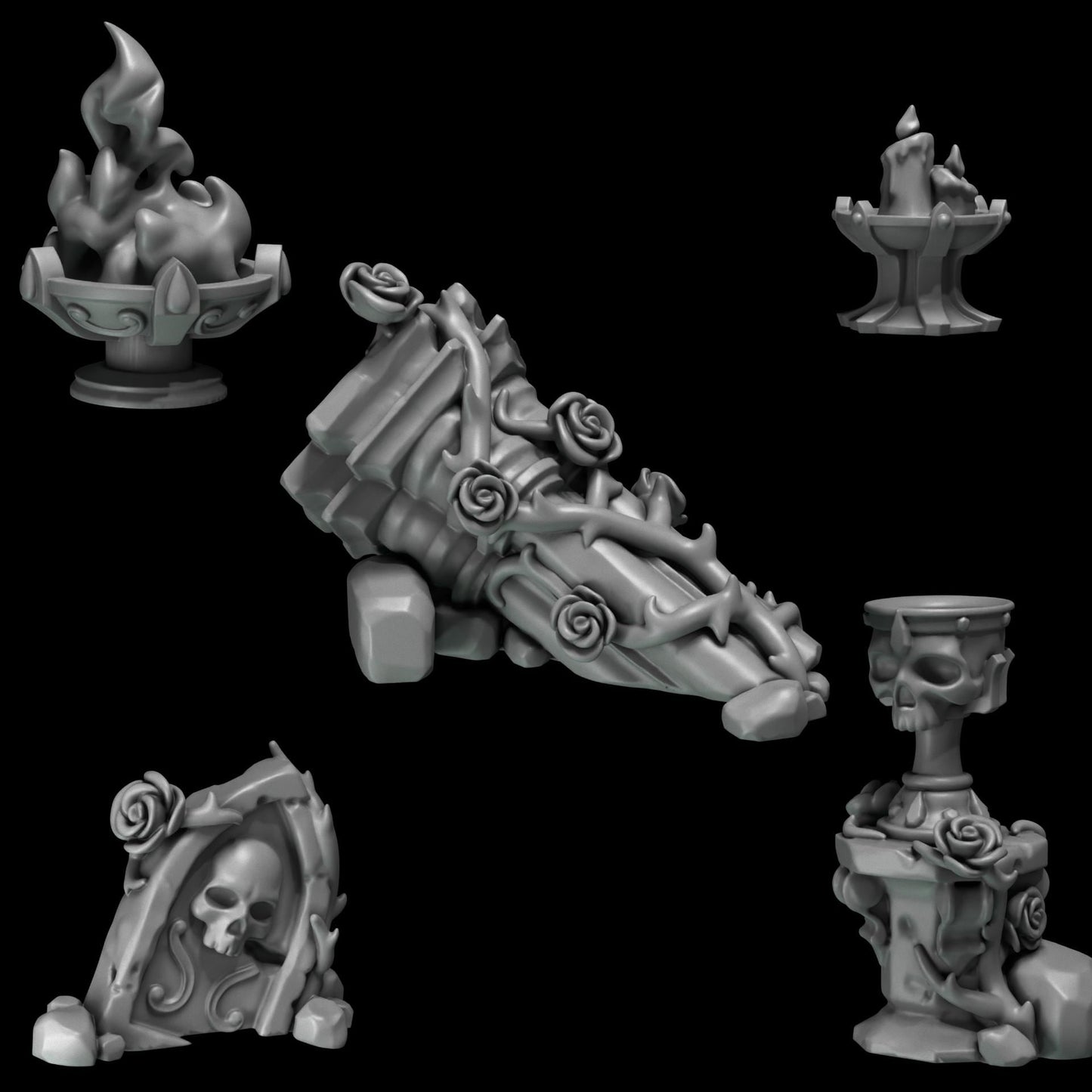 Greytide Studios Crimson Lords - Basing Bits (Custom Order) - product image 2 of 4