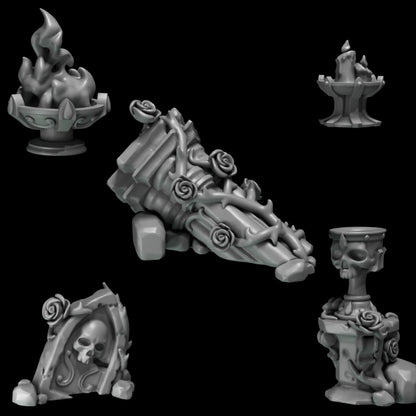 Greytide Studios Crimson Lords - Basing Bits (Custom Order) - product image 2 of 4