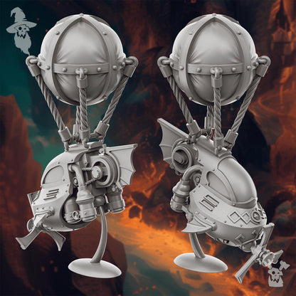DakkaDakka Steelhill Dwarf Steam Flyer (Custom Order) - product image 2 of 3