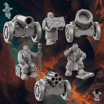 DakkaDakka Grimworld Artillery Cannons Team (Custom Order) - product image 1 of 6