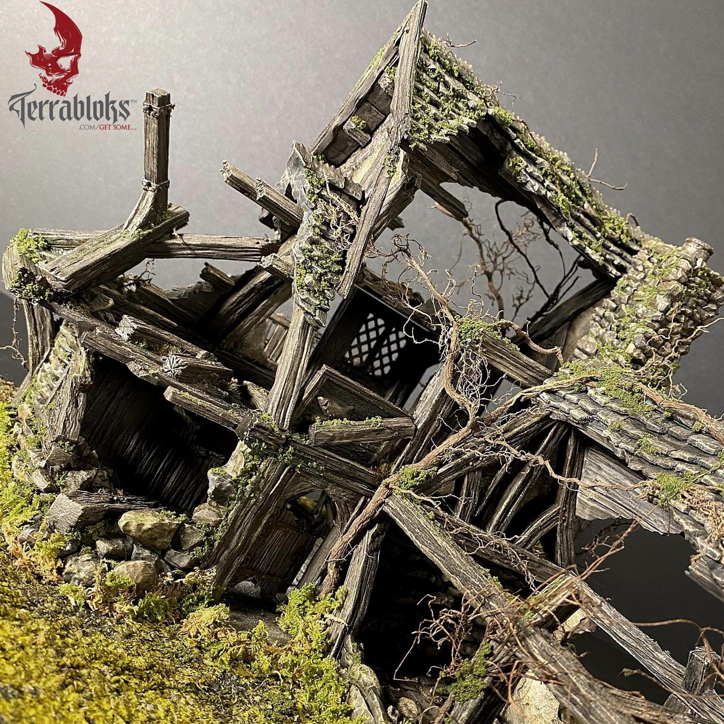 Fanny's Smoked Kipper House Wargaming Terrain 28mm / 32mm - Printed on FDM Bambu Lab X1 Carbon (Custom Order) - product image 9 of 10