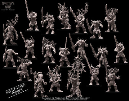 Avatars of War Daemons of Pestilence Regiment - Fantasy / D&D (Custom Order) - product image 4 of 4