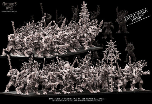 Avatars of War Daemons of Pestilence Regiment - Fantasy / D&D (Custom Order) - product image 1 of 4