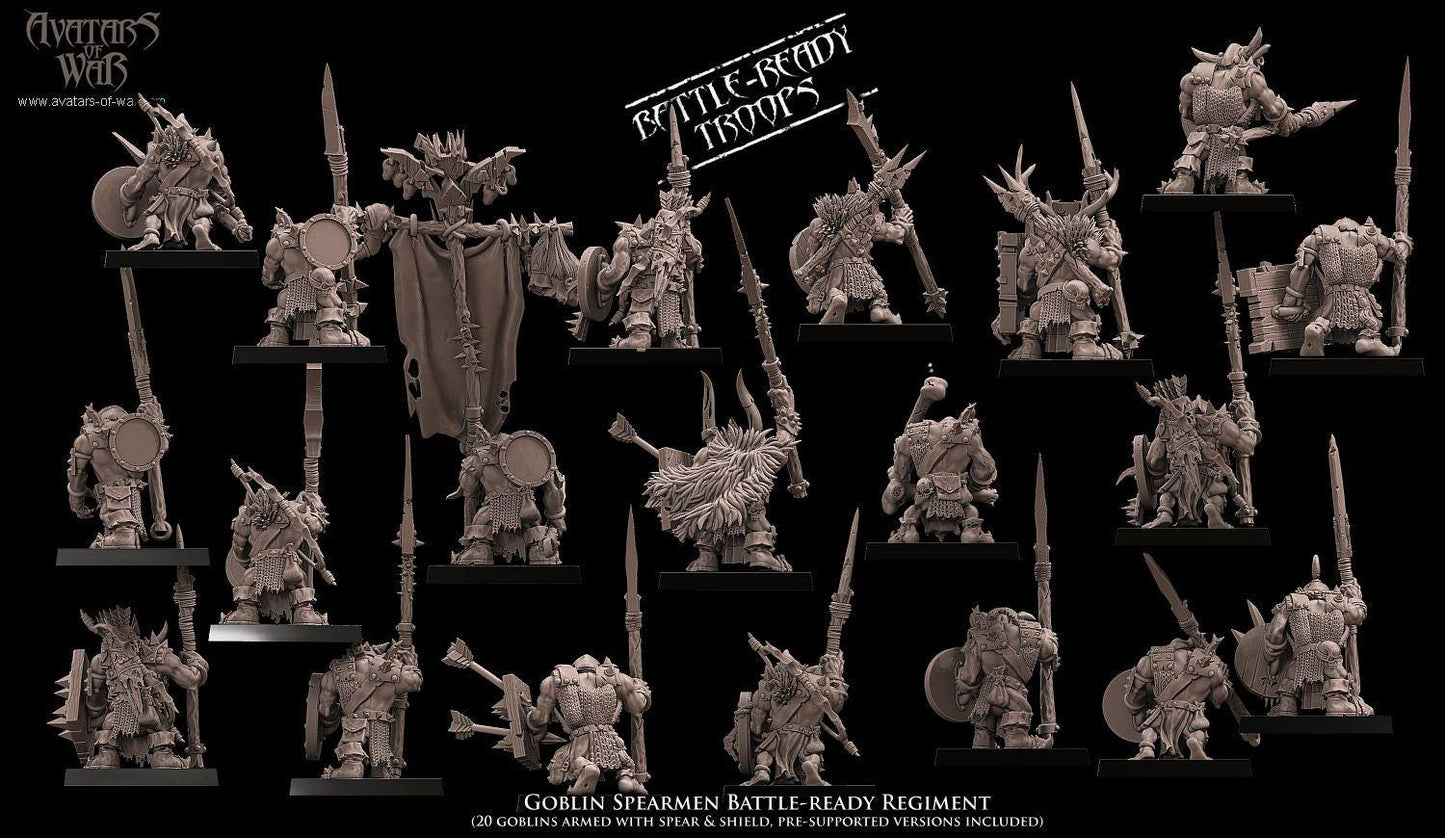 Avatars of War Goblin Spearmen Regiment - Fantasy / D&D (Custom Order) - product image 4 of 4
