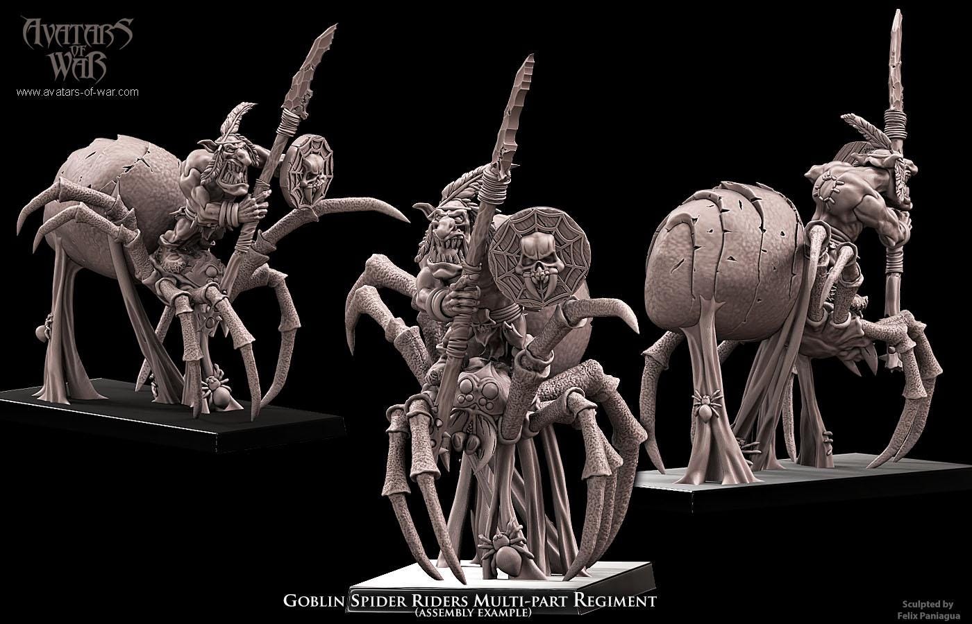 Avatars of War Goblin Spider Riders Regiment - Fantasy / D&D (Custom Order) - product image 6 of 10