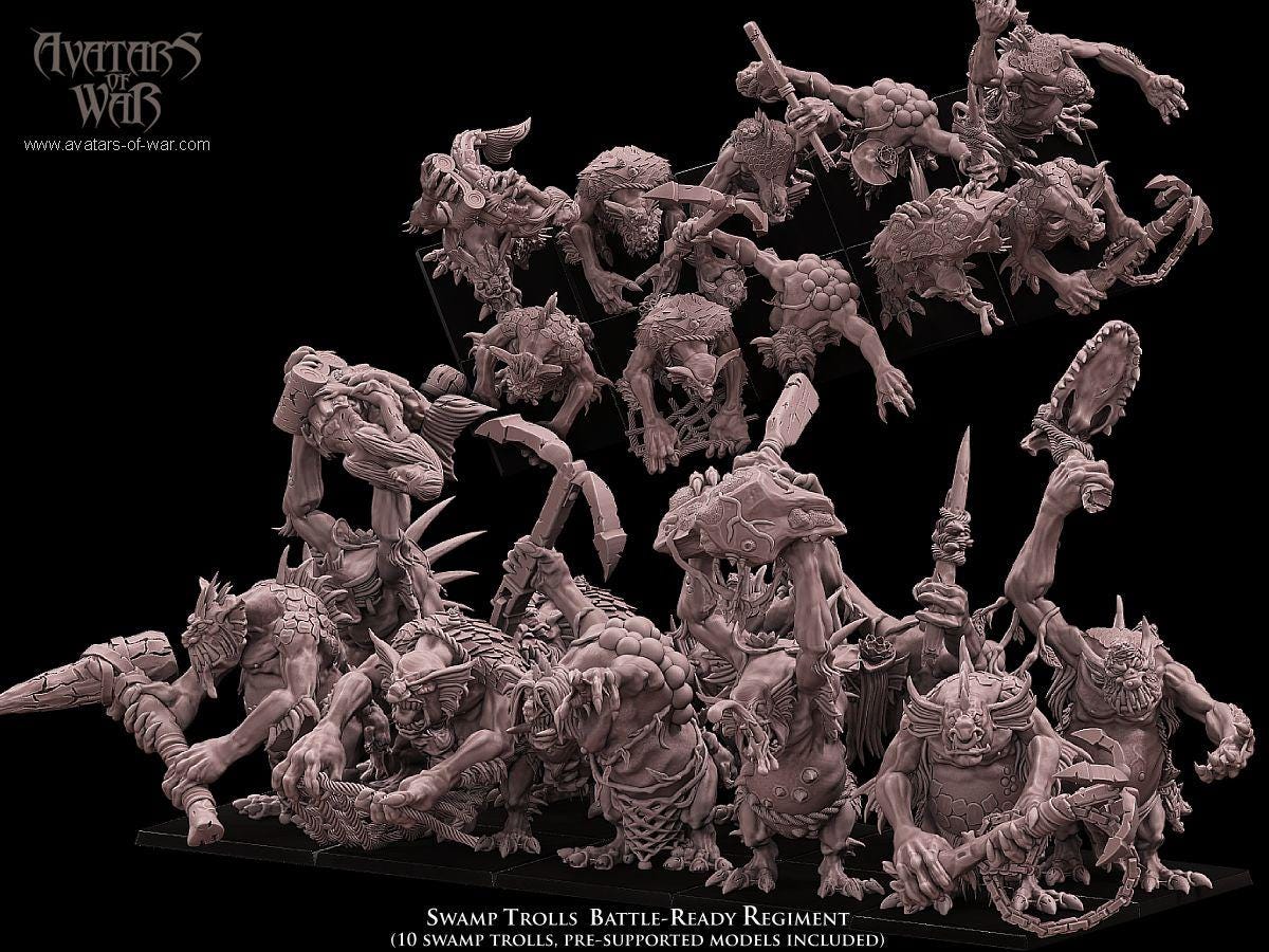 Avatars of War Swamp Trolls - Fantasy / D&D (Custom Order) - product image 2 of 4