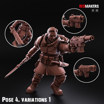 Red Makers Shock Troops Command Squad (Custom Order) - product image 6 of 8