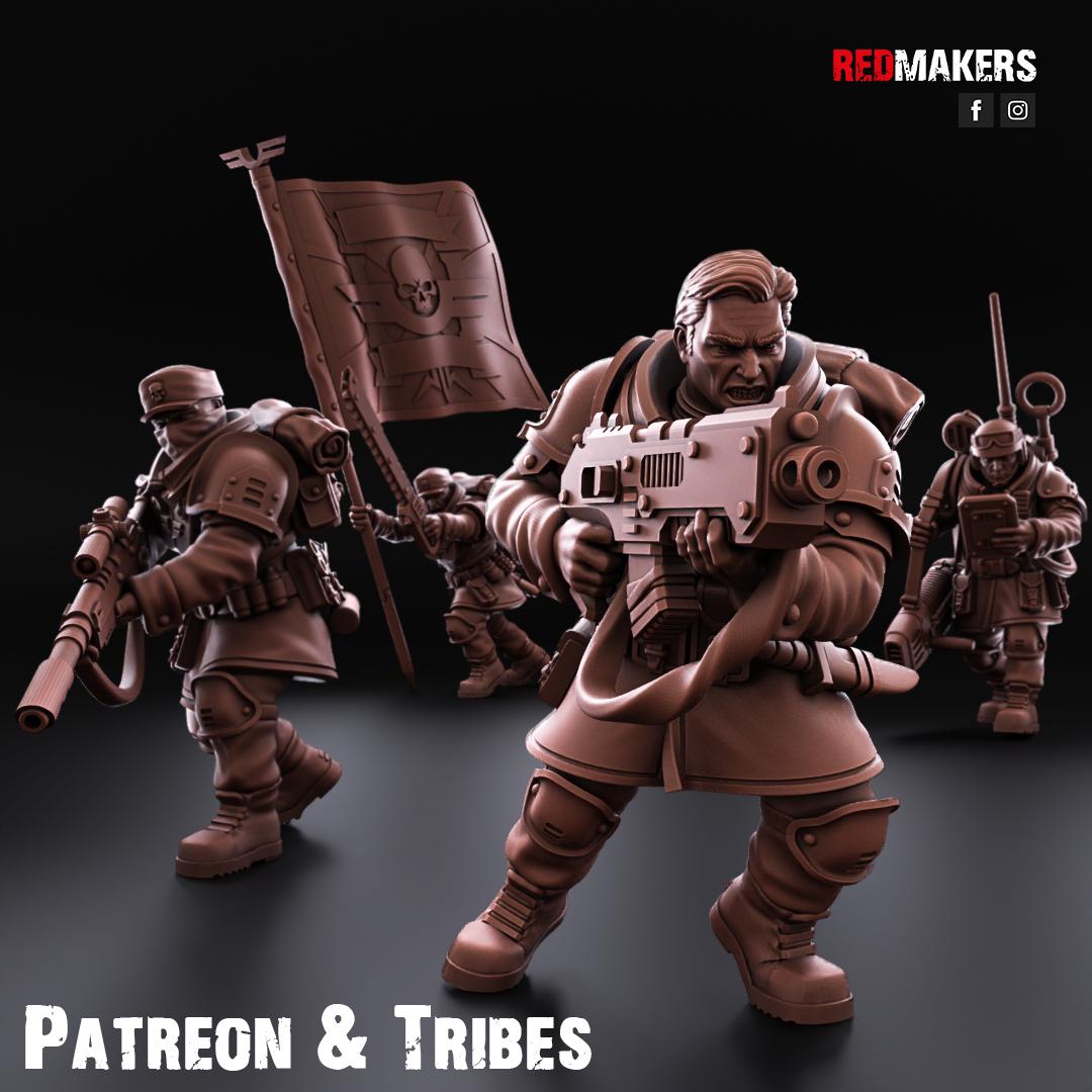 Red Makers Shock Troops Command Squad (Custom Order) - product image 1 of 8