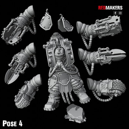 Red Makers Abhuman Wardens x5 (Custom Order) - product image 9 of 10