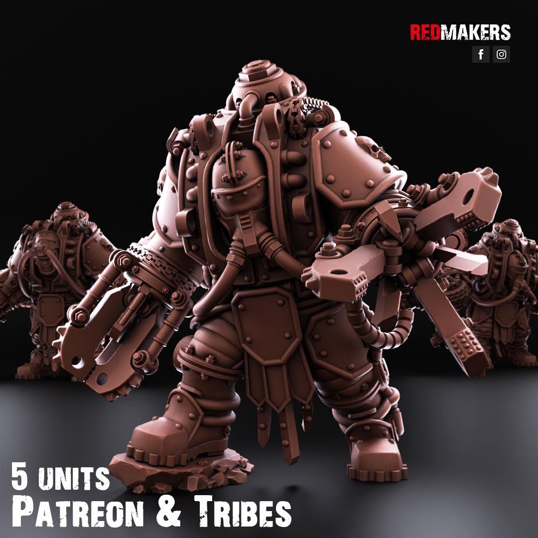 Red Makers Abhuman Wardens x5 (Custom Order) - product image 1 of 10
