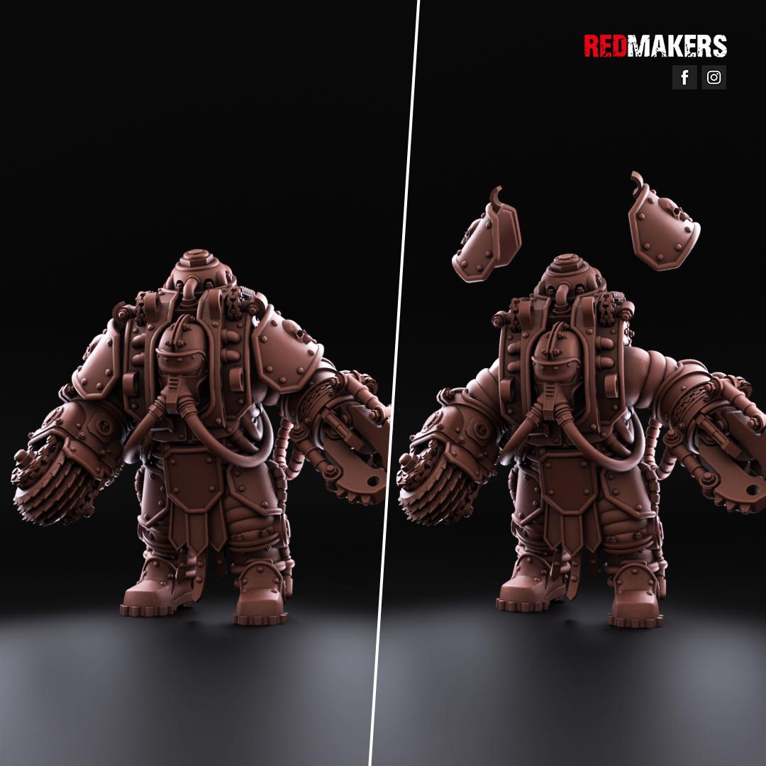 Red Makers Abhuman Wardens x5 (Custom Order) - product image 4 of 10