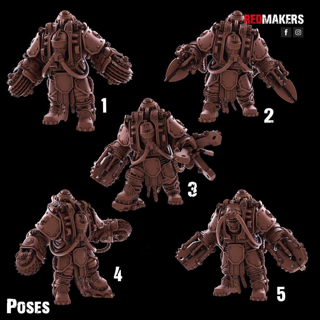 Red Makers Abhuman Wardens x5 (Custom Order) - product image 2 of 10