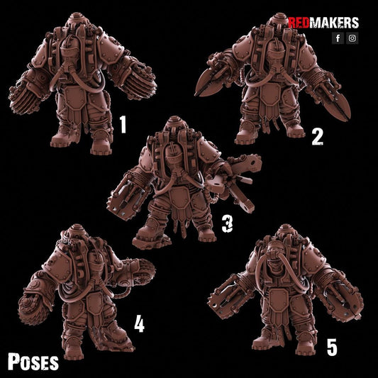 Red Makers Abhuman Wardens x5 (Custom Order) - product image 2 of 10