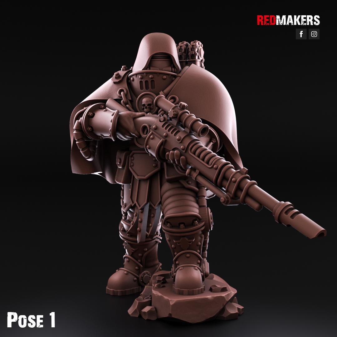 Red Makers Solar Guard Snipers x3 (Custom Order) - product image 3 of 5