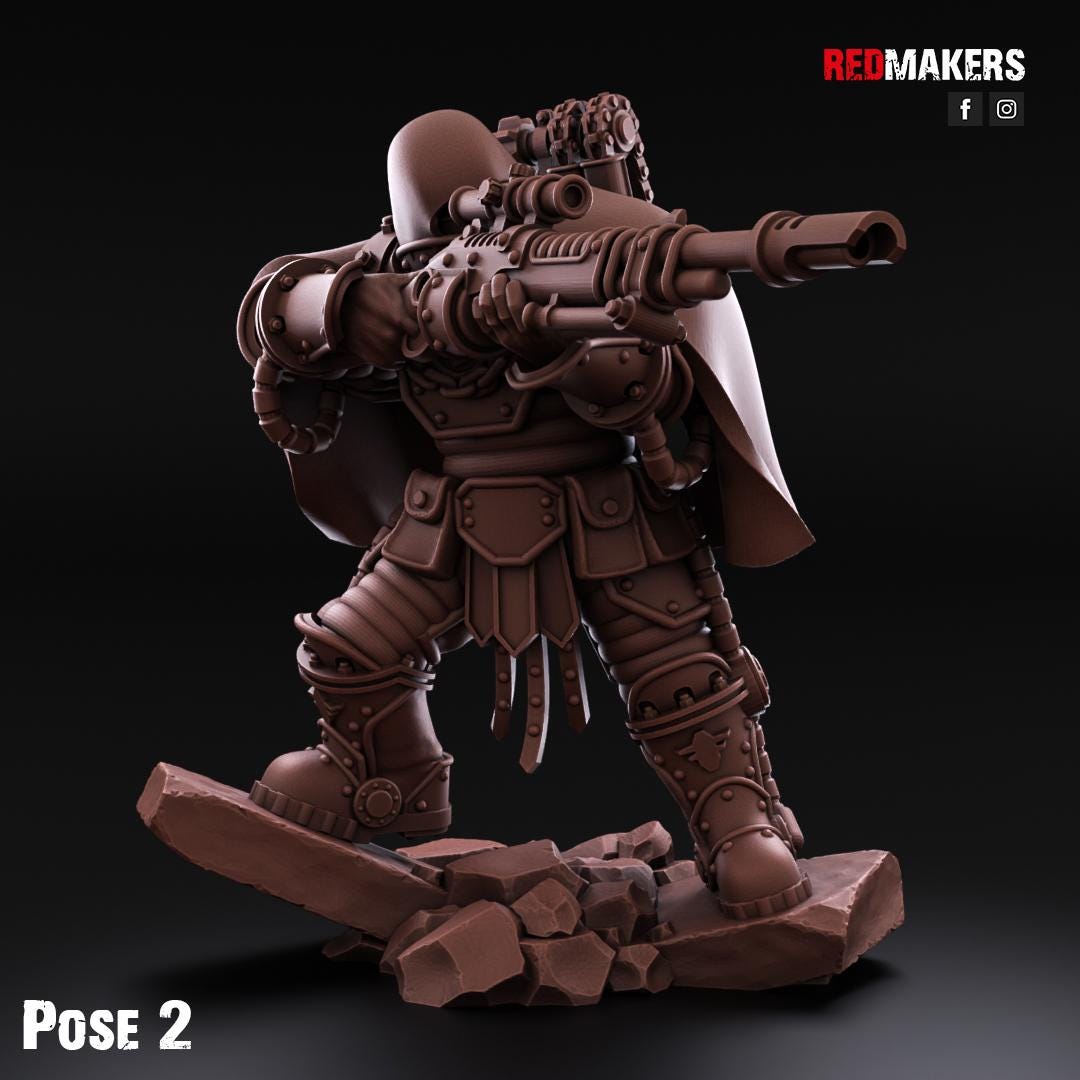 Red Makers Solar Guard Snipers x3 (Custom Order) - product image 4 of 5