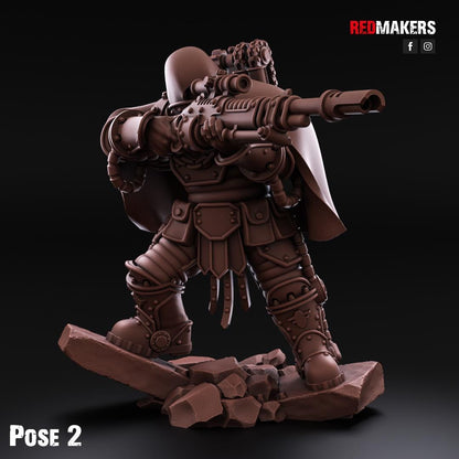 Red Makers Solar Guard Snipers x3 (Custom Order) - product image 4 of 5