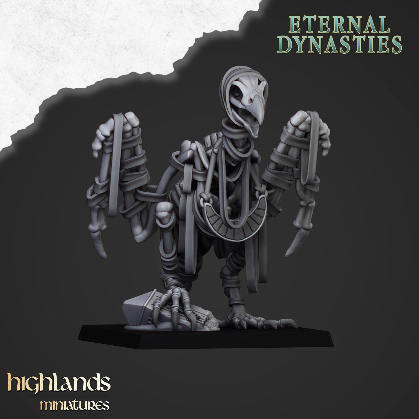 Highland Miniatures Sand Vultures - Fantasy / D&D (Custom Order) - product image 4 of 4
