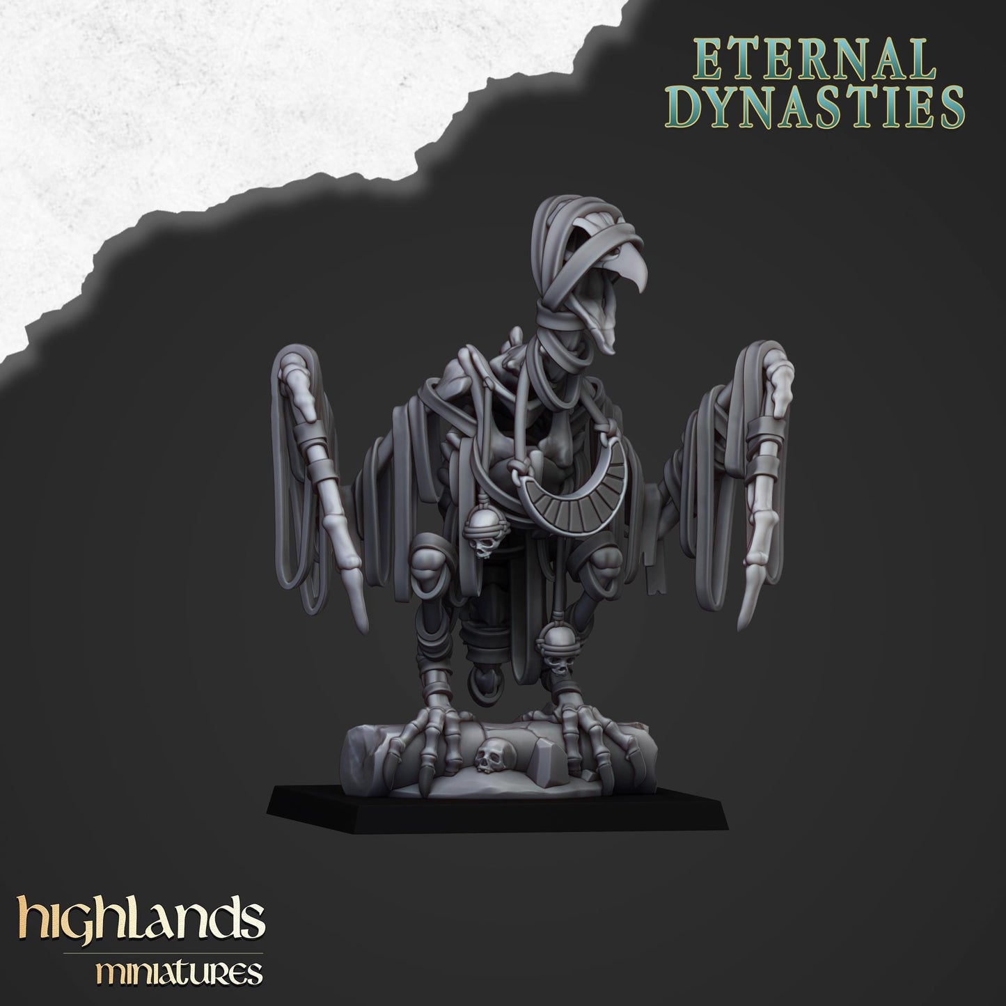Highland Miniatures Sand Vultures - Fantasy / D&D (Custom Order) - product image 3 of 4