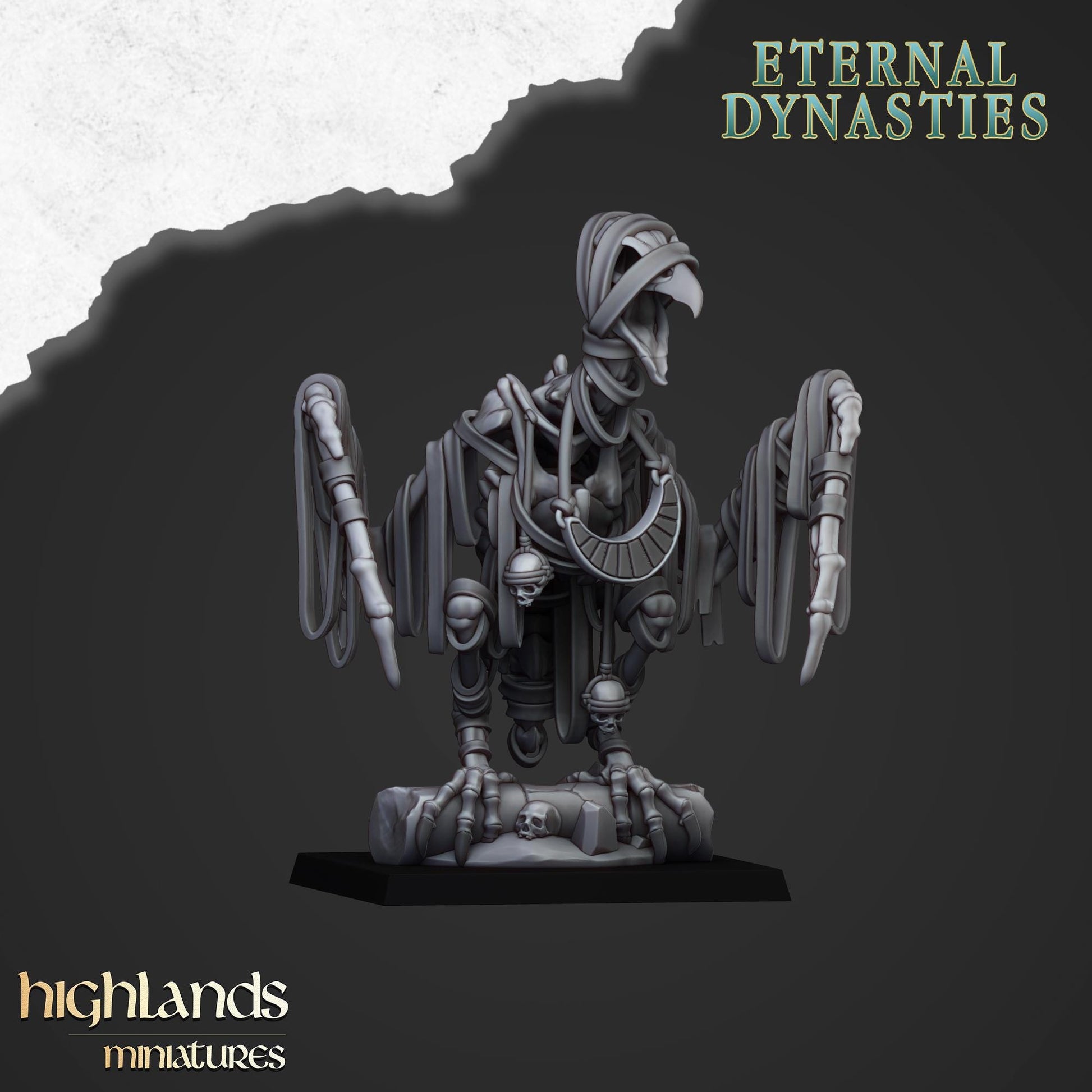 Highland Miniatures Sand Vultures - Fantasy / D&D (Custom Order) - product image 3 of 4