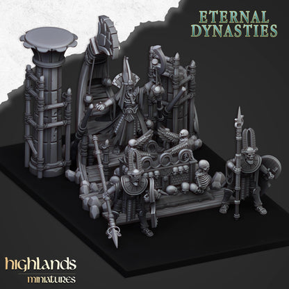 Highland Miniatures Pharaoh Funeral Ship - Fantasy / D&D (Custom Order) - product image 1 of 3