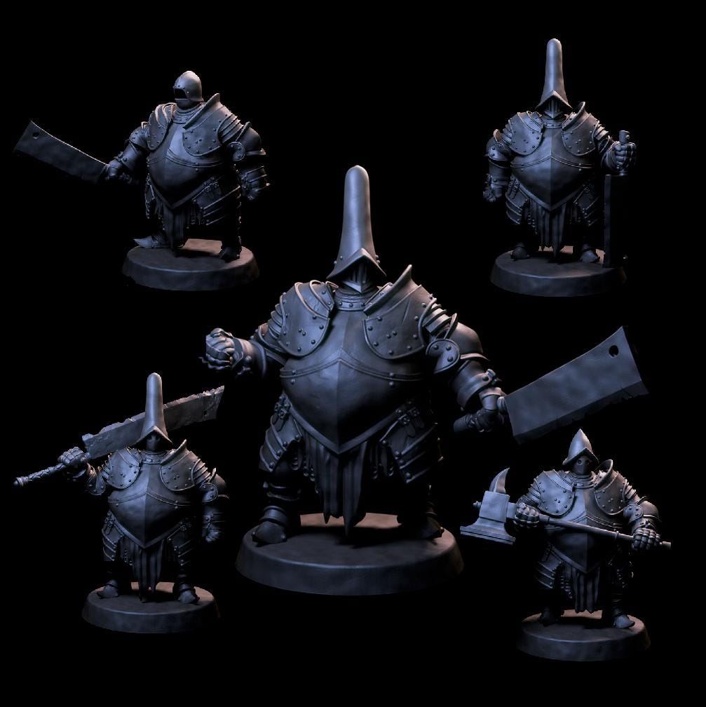 Saint Decent Cauldron Knights x5 - Trench  Designer (Custom Order) - product image