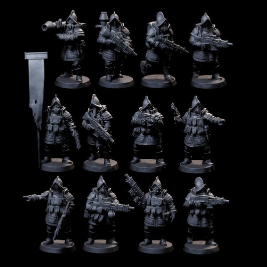 Saint Decent Mage Hunters w/Autoguns x12 - Trench  Designer (Custom Order) - product image